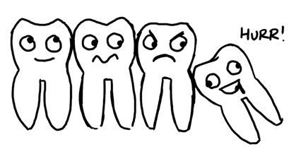 Wisdom teeth are often removed for medical reasons